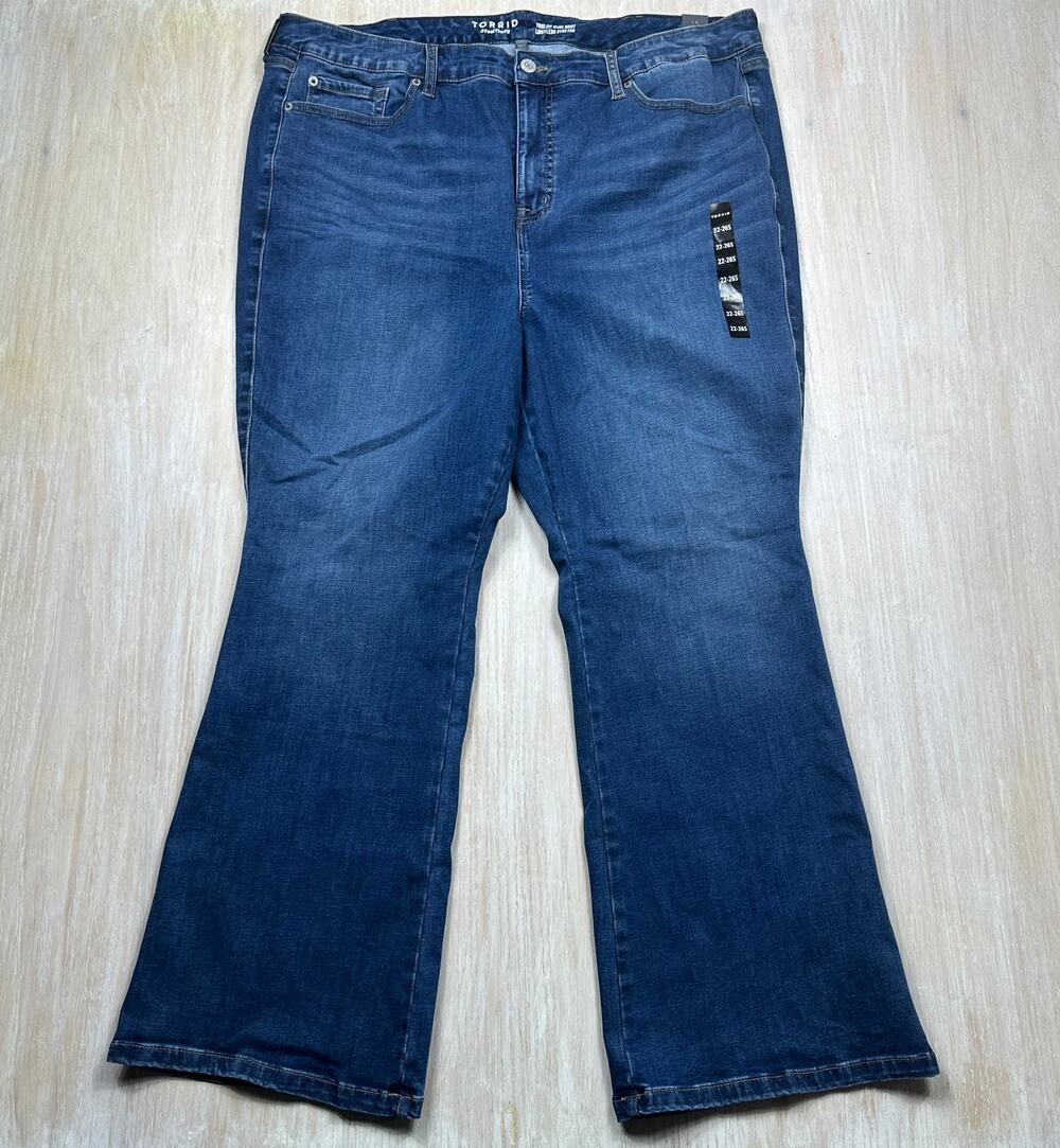 NWT Torrid Trio El Nino High Rise Limitless Stretch Western Bootcut Jeans 22-26S